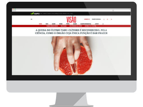 Imagem Site Entrevista Sexologia na Revista Visão